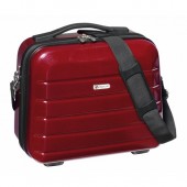 Geanta cosmetice Check In London red carbon