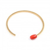 Bratara Emporium Matchstick gold red