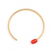 Bratara Emporium Matchstick gold red