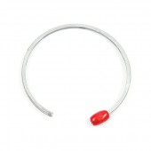 Bratara Emporium Matchstick silver red