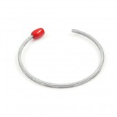 Bratara Emporium Matchstick silver red