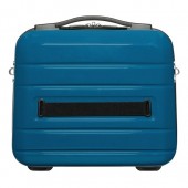 Geanta cosmetice Check In London blue turquoise